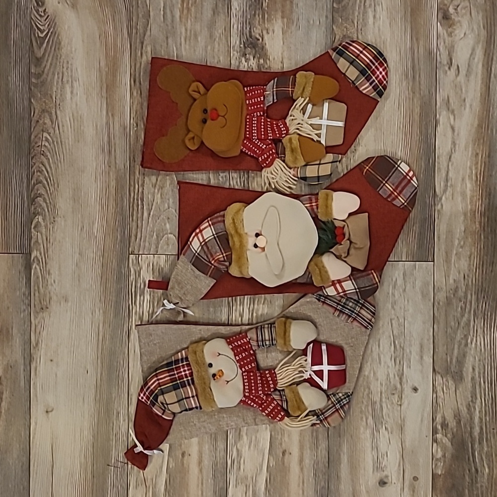 MUST BUNDLE!! 3 pack Christmas Stocking